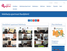 Tablet Screenshot of apartmanirandjelovic.com